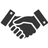 合意を表す握手のイラスト