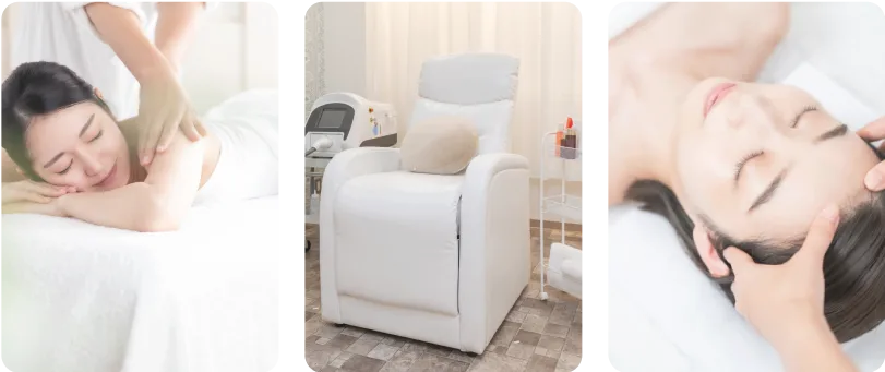 リラックスできるエステサロンの施術と設備